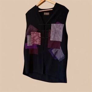 Cassowary Vintage‎ Patchwork Vest Size Medium